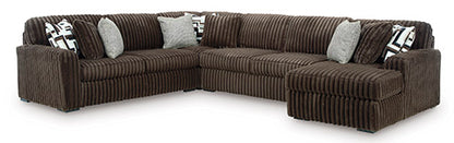 Midnight-Madness 4 piece Sectional Sofa Set