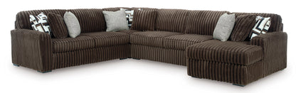 Midnight-Madness 4 piece Sectional Sofa Set