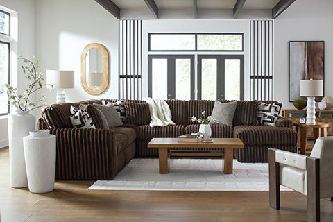 Midnight-Madness 4 piece Sectional Sofa Set