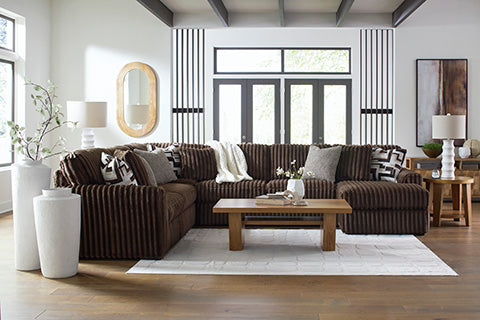 Midnight-Madness 4 piece Sectional Sofa Set