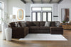 Midnight-Madness 4 piece Sectional Sofa Set