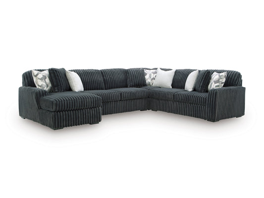 Midnight-Madness 4 piece Sectional Sofa Set