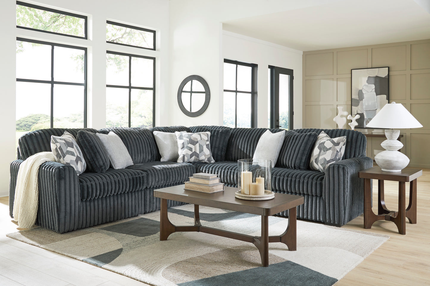 Midnight-Madness 3-piece Sectional Sofa Set