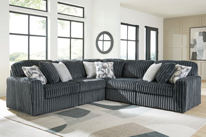 Midnight-Madness 3-piece Sectional Sofa Set