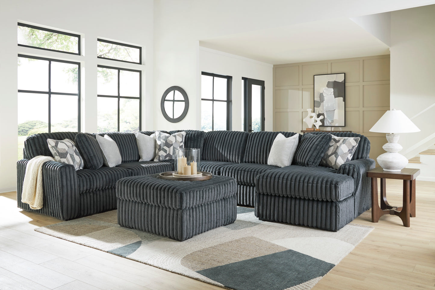 Midnight-Madness 4 piece Sectional Sofa Set
