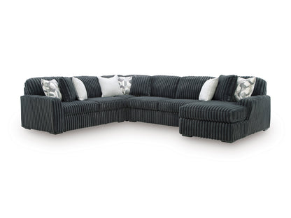 Midnight-Madness 4 piece Sectional Sofa Set