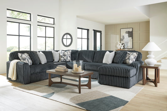 Midnight-Madness 4 piece Sectional Sofa Set
