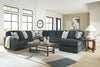 Midnight-Madness 4 piece Sectional Sofa Set