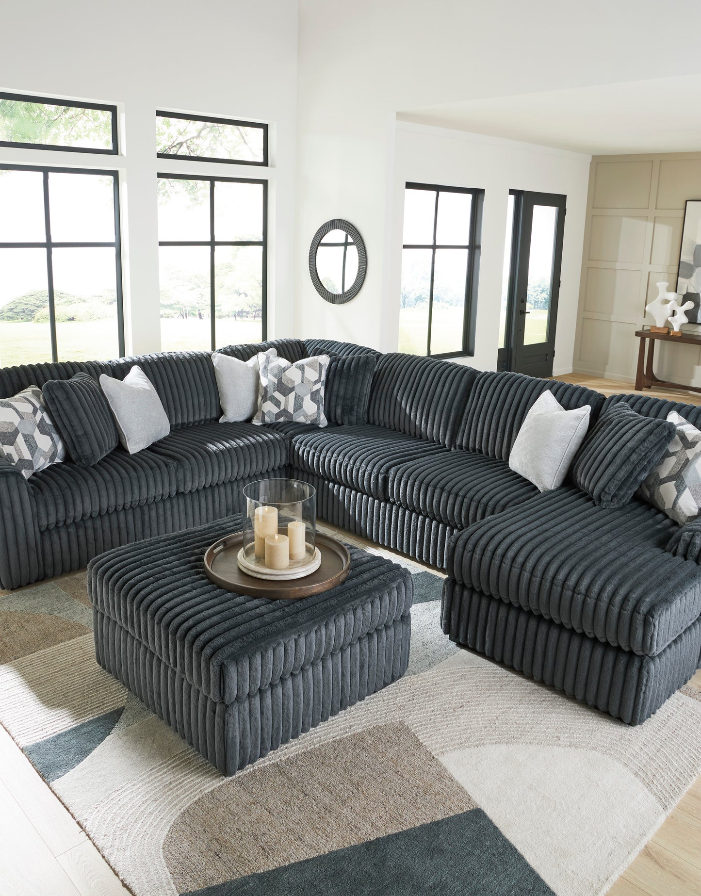 Midnight-Madness 4 piece Sectional Sofa Set