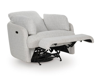 Alainmont Next-Gen Nuvella Swivel Power Recliner