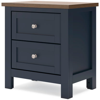Landocken Two Drawer Night Stand
