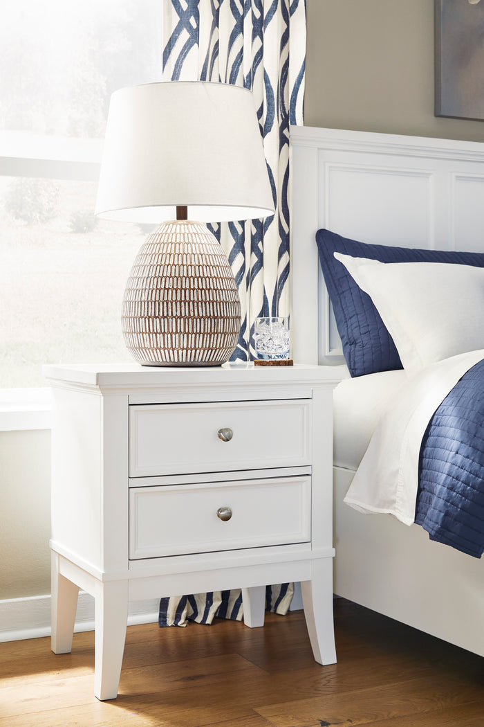 Trulani Two Drawer Night Stand