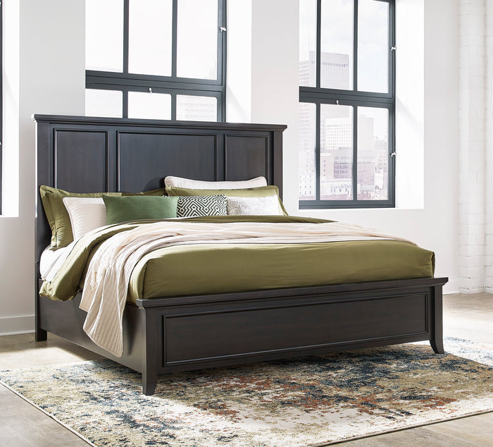 Bambori King Panel Bed