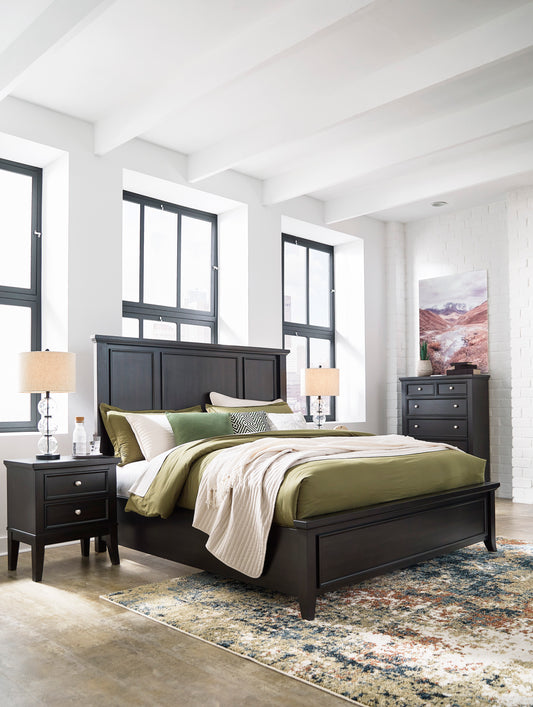 Bambori King Panel Bed