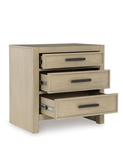 Maylee Three Drawer Night Stand