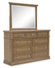 Mylarken Dresser With Mirror
