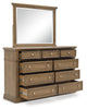 Mylarken Dresser With Mirror