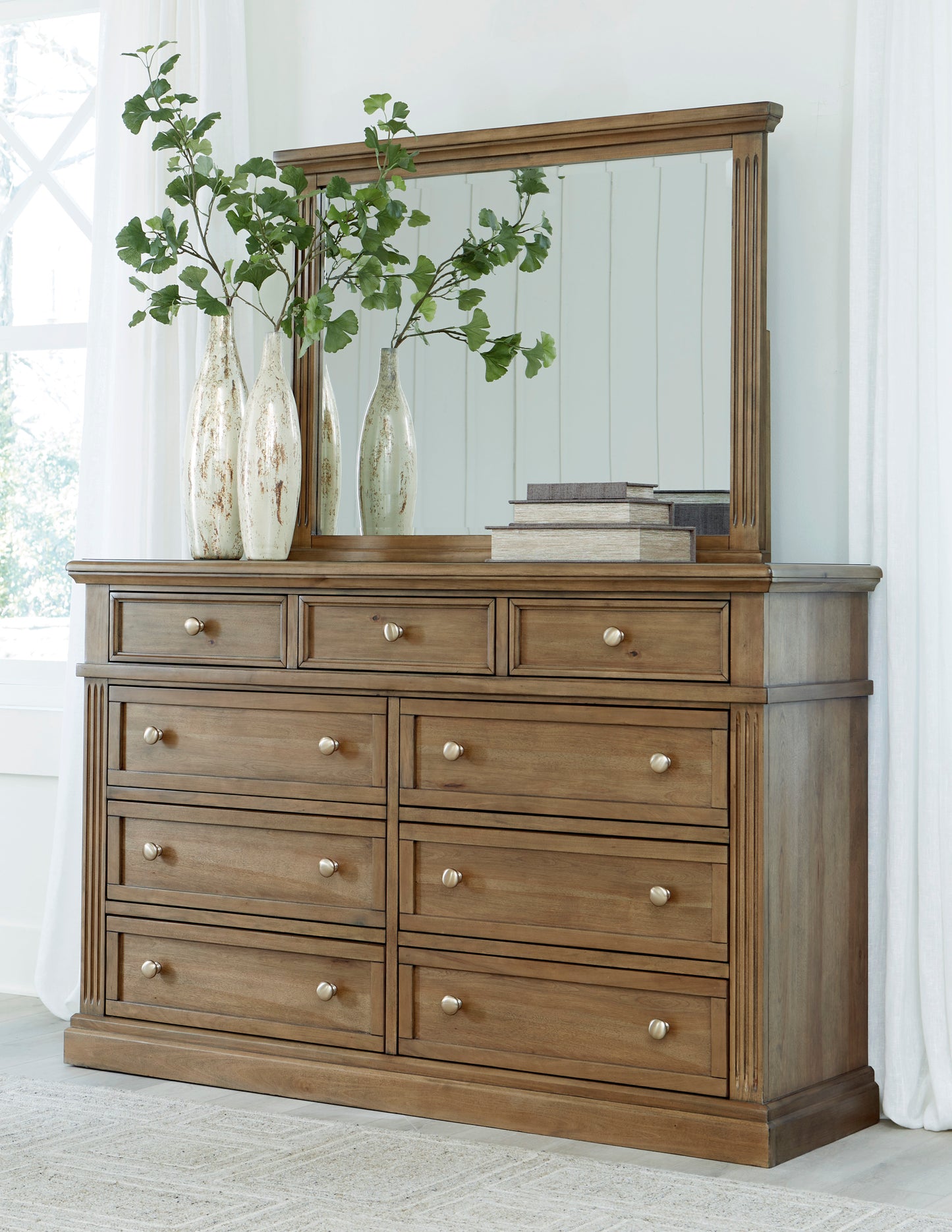 Mylarken Dresser With Mirror