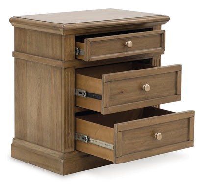 Mylarken Three Drawer Night Stand