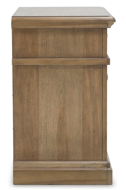 Mylarken Three Drawer Night Stand