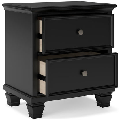 Lanolee Two Drawer Night Stand