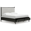 Portdown King Upholstered Panel Storage Bed