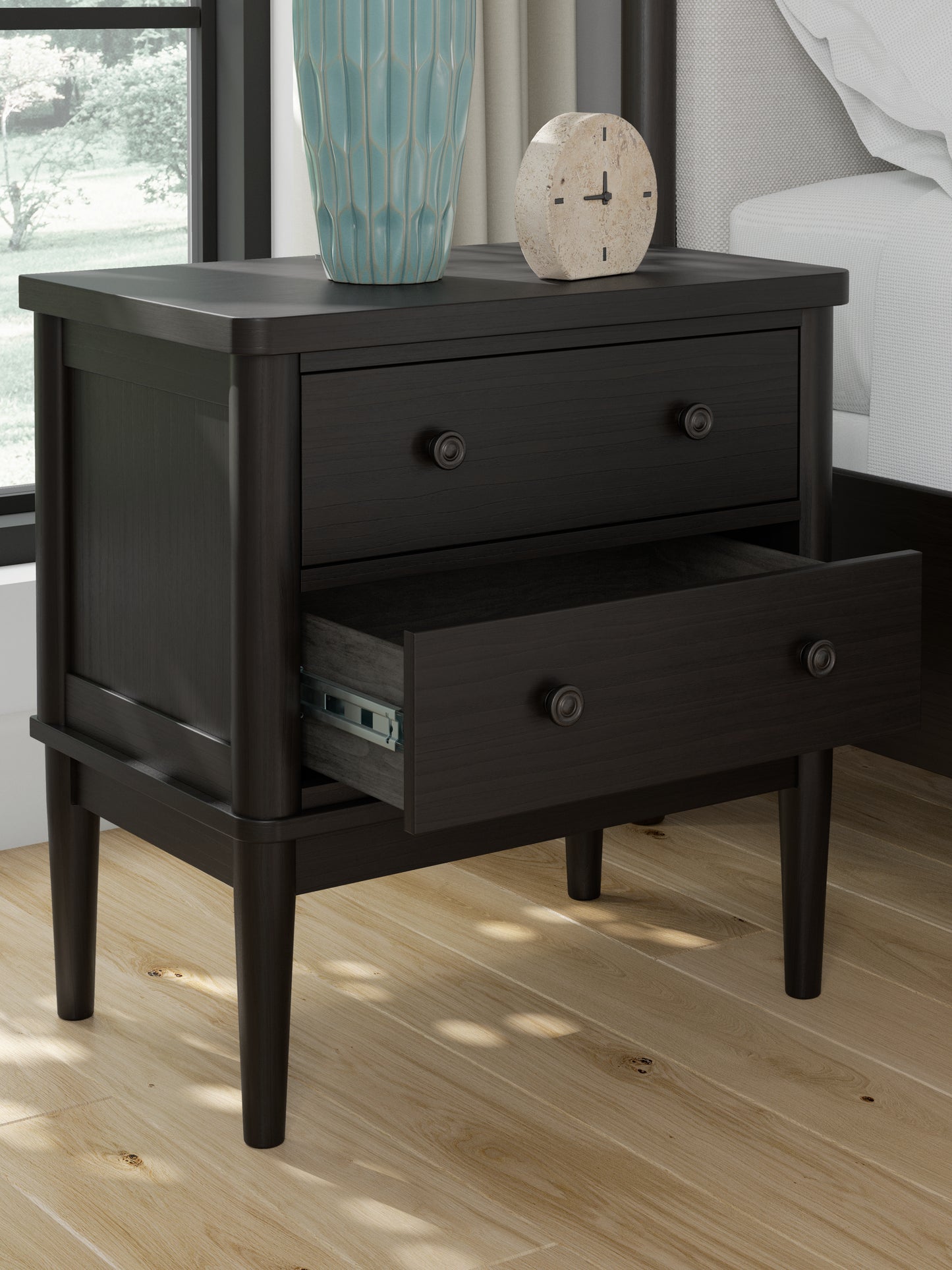 Portdown Two Drawer Night Stand