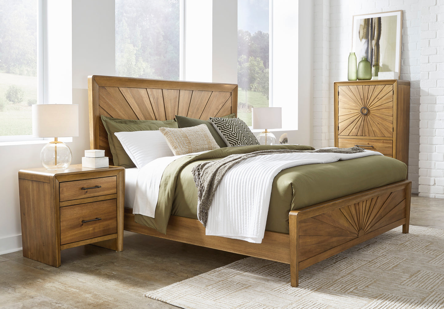 Takston King Panel Bed