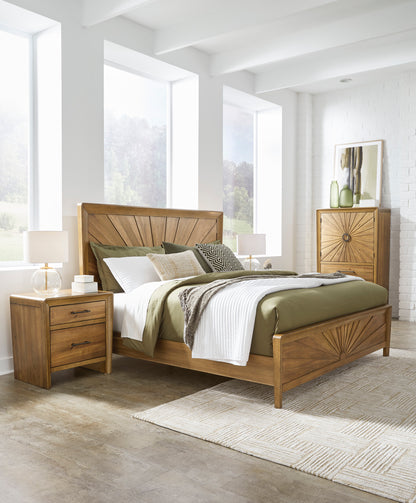Takston King Panel Bed