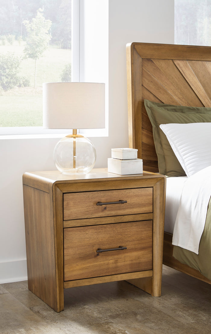 Takston Two Drawer Night Stand