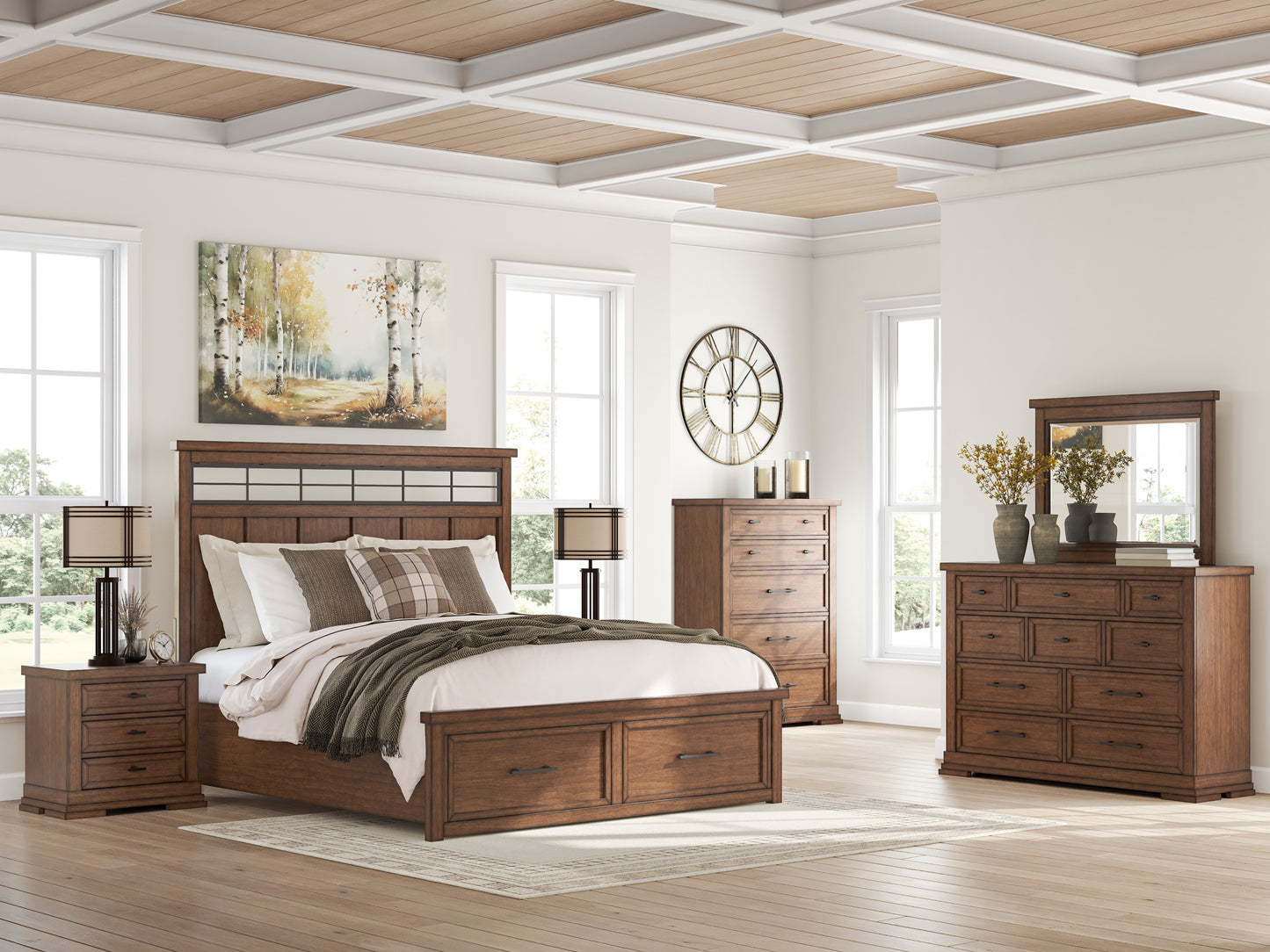 Taffenbrook King Panel Storage Bed