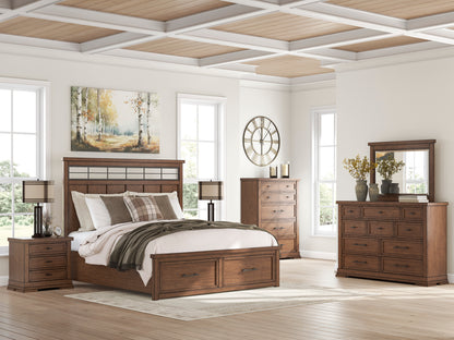 Taffenbrook King Panel Storage Bed