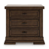 Taffenbrook Three Drawer Night Stand
