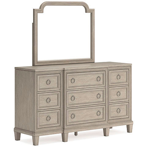 Jorlaina Dresser With Mirror