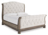 Ardenfield King Upholstered Sleigh Bed