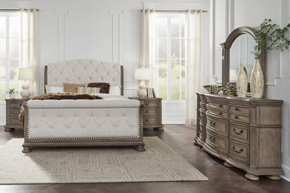 Ardenfield King Upholstered Sleigh Bed