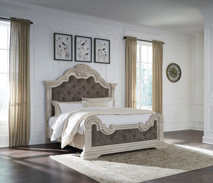 Andonhall King Upholstered Panel Bed