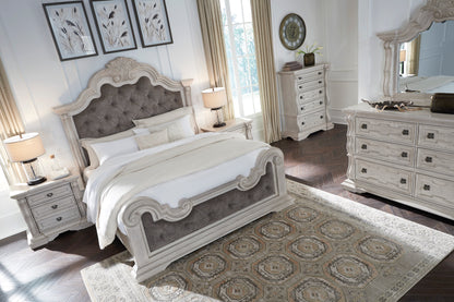 Andonhall King Upholstered Panel Bed