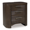 Neo Three Drawer Night Stand