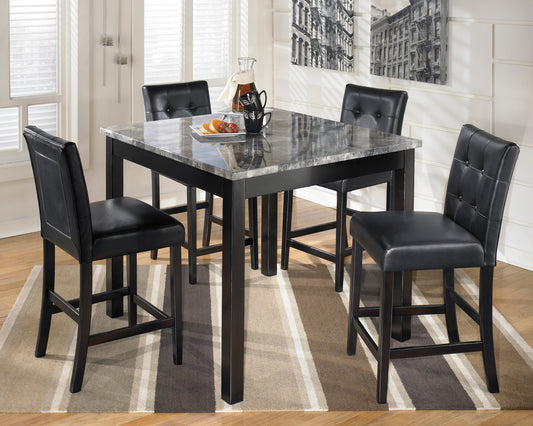 Maysville Counter Height Dining Table and Bar Stools (Set of 5)