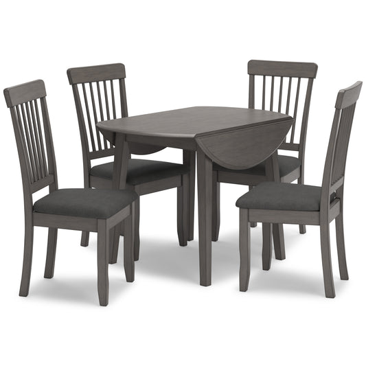 SHULLDEN Dinning table set (Table+ 4 Chairs)