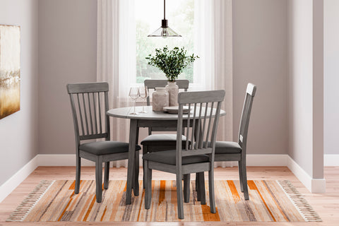 SHULLDEN Dinning table set (Table+ 4 Chairs)