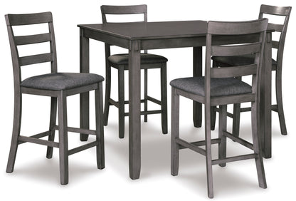 Bridson Counter Height Dining Table and Bar Stools (Set of 5)