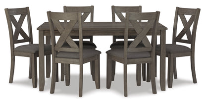 Caitbrook Dining Table and Chairs (Set of 7)