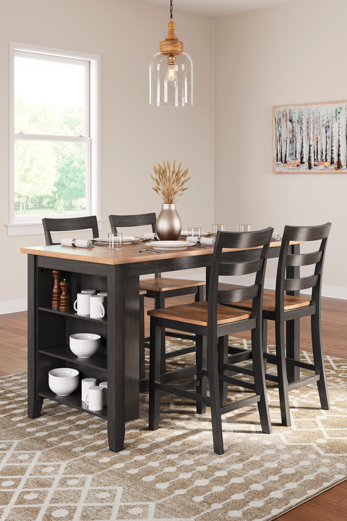 Gesthaven Dinning table set (Table+ 4 barstool)