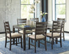 Rokane Dining Table and Chairs (Set of 7)