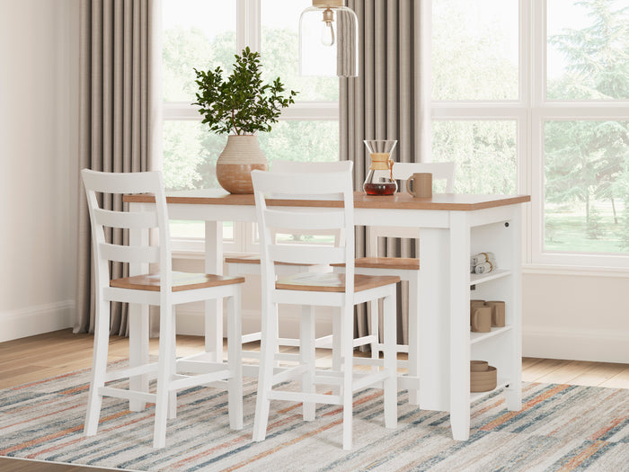 Gesthaven Dinning table set (Table+ 4 barstool)