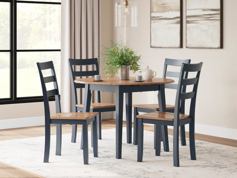 Gesthaven Dinning table set (Table+ 4 chairs)