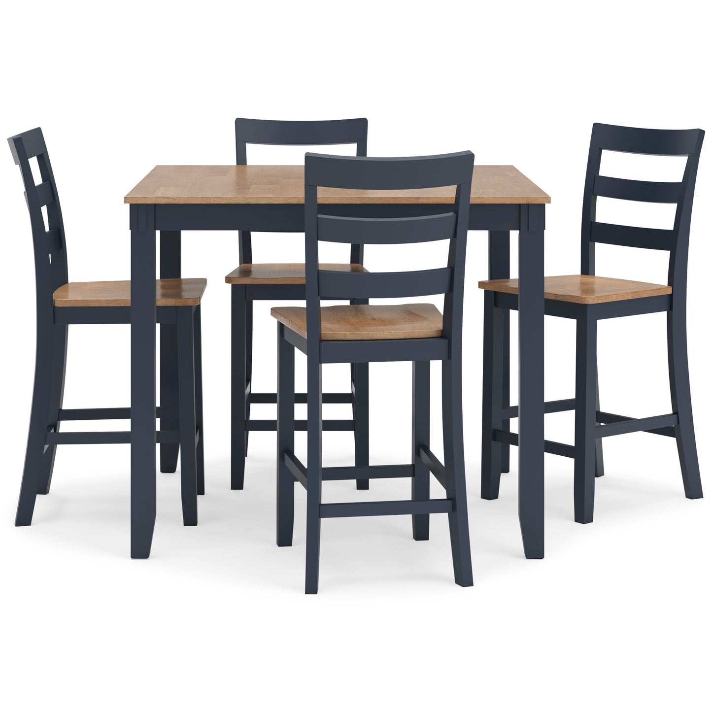 Gesthaven Counter Height Dining Table and 4 Barstools (Set of 5)