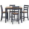 Gesthaven Counter Height Dining Table and 4 Barstools (Set of 5)